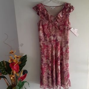 🆕️ Dressbarn NWT V-Neck Sleeveless Spring Summer Size 8 Dress